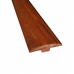 Prefinished Matte Brazilian Chestnut Hardwood 1/4 in thick x 2 in wide x 78 in Length T-Molding